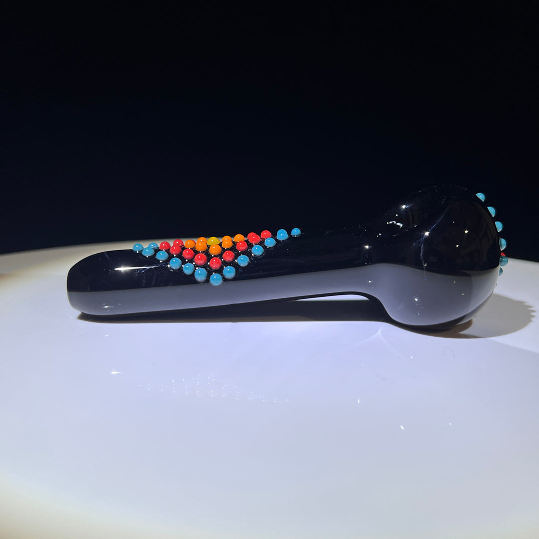 Dot Spoon Small 3 Glass Pipe Fiona Phoenix Fire   