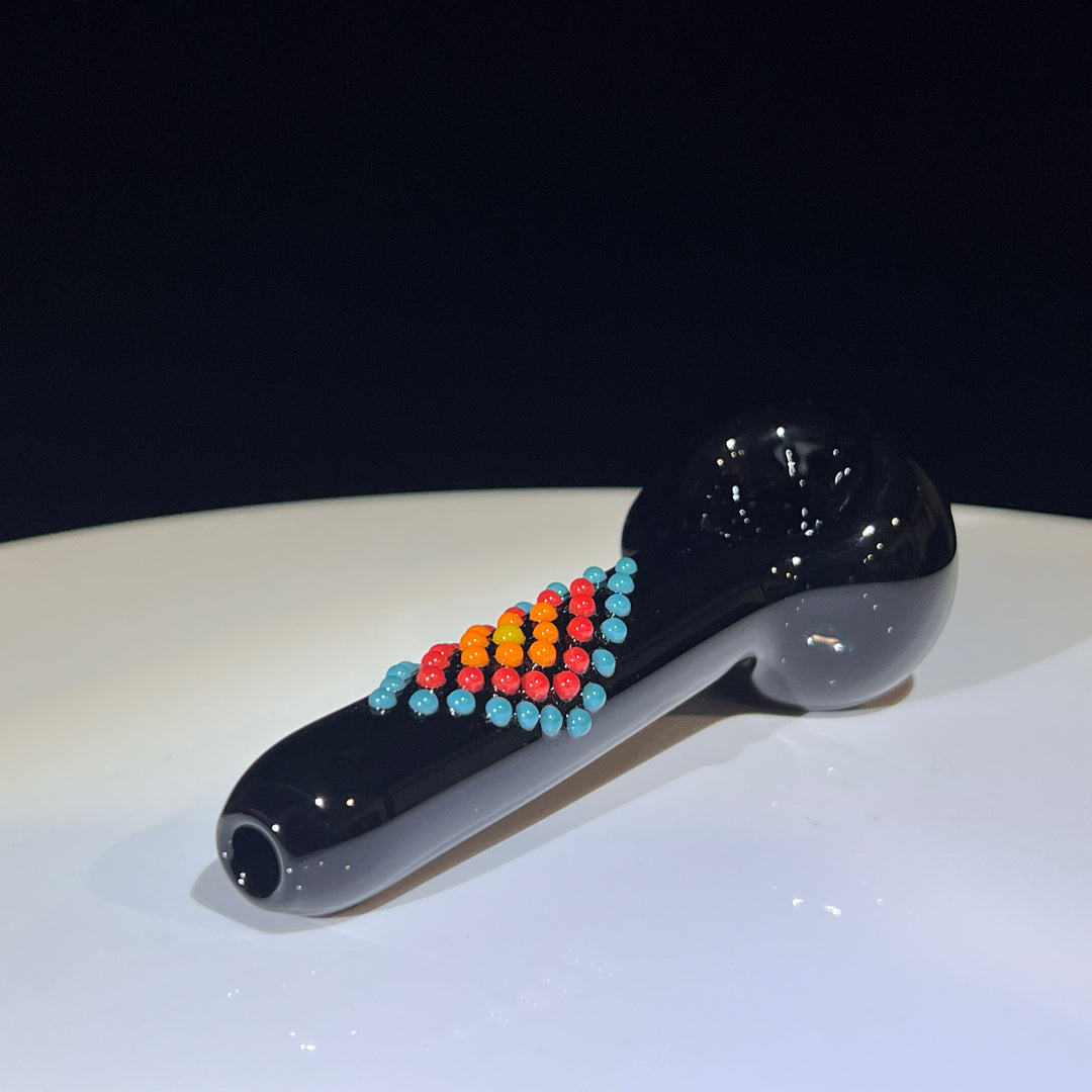 Dot Spoon Small 3 Glass Pipe Fiona Phoenix Fire   