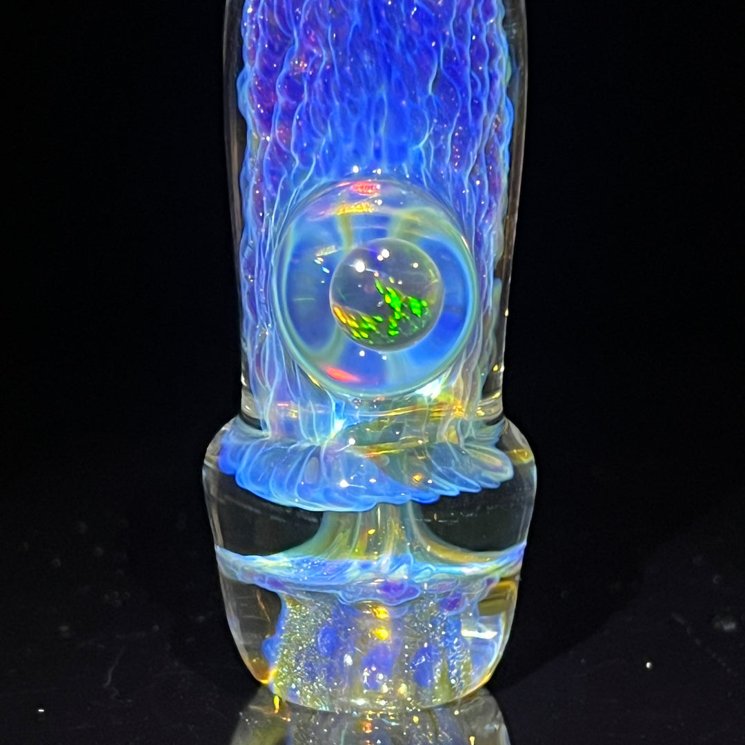 Ghost Black Planet Opal Chillum 1 Glass Pipe Tako Glass   