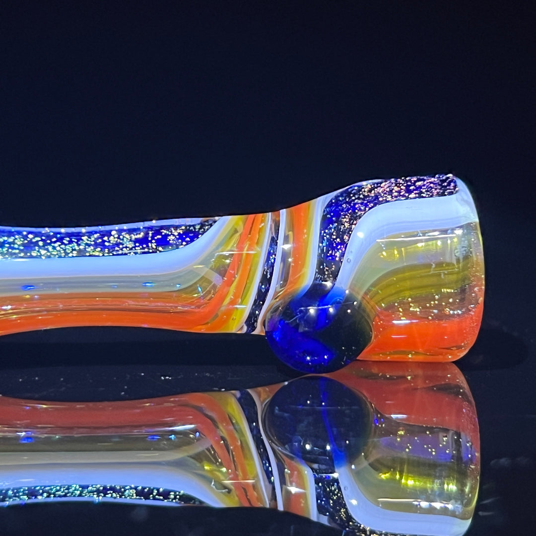 Old School Chillum 2 Glass Pipe Gladstone Glass   