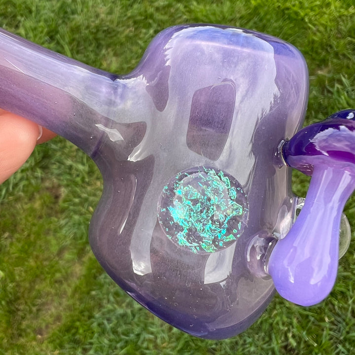 Lavender Haze Mushroom Hammer Glass Pipe Beezy Glass   