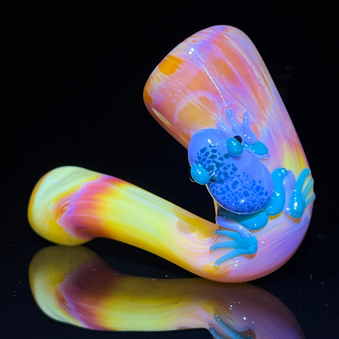 Serendipity Frog Sherlock 6 Glass Pipe Rasta Galaxy Glass   