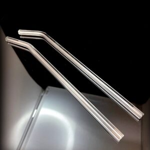 Curved Drinking Straw 8 mm Accessory Tako Glass