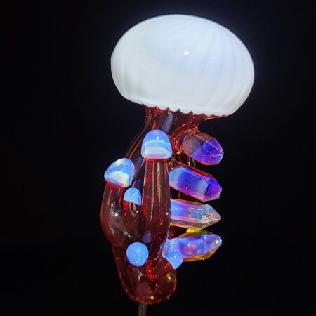 Hippy Flip Pipe - Lefty Glass Pipe Love Glass   