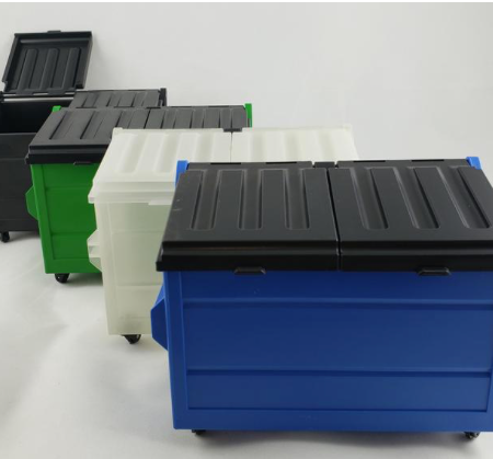 Mini Dumpster Desktop Container Cleaning Supplies Fresh Glass Co   
