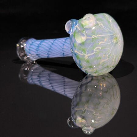 Two Tone Coil Spoon Glass Pipe Key Glass Co.