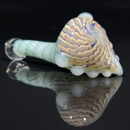 Two Tone Coil Sherlock Glass Pipe Key Glass Co.