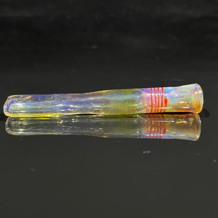 Fumed Color Wrap One Hitter Glass Pipe Key Glass Co.