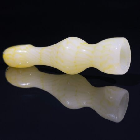 Shapely Coil Chillum Glass Pipe Key Glass Co.