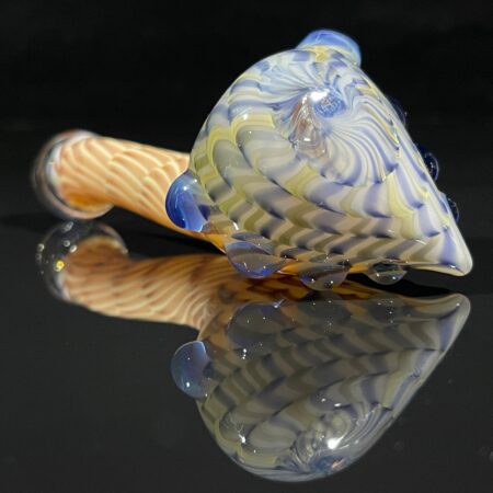 Two Tone Coil Sherlock Glass Pipe Key Glass Co.
