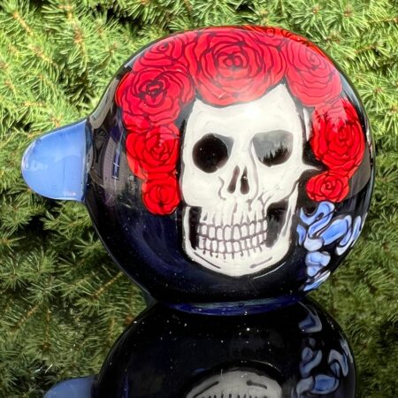 Deadhead Skeletal Glass Pipe Glass Pipe Chillery Bogart   