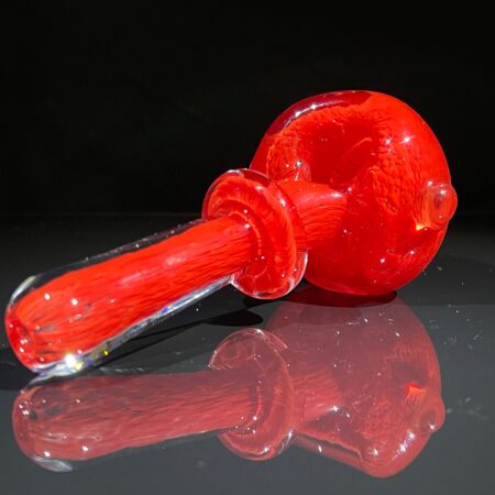Thick Red Frit Pipe Glass Pipe Chuck Glass
