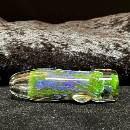 Purple Haze Sparkle Chillum Glass Pipe Tako Glass   