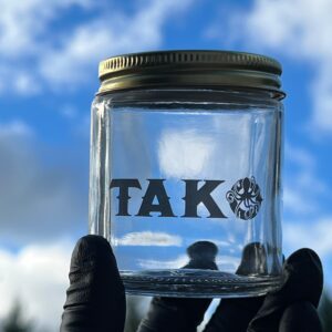 Tako Label 4 oz Jar  Tako Glass