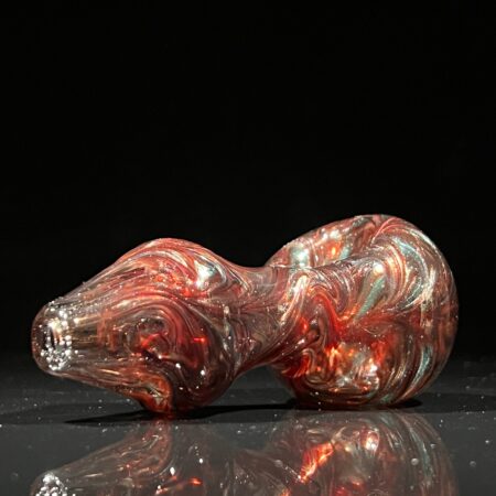 Swirling Inferno Spoon Pipe Glass Pipe Humboldt
