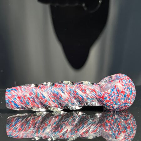 Old Glory Spiral Spoon Pipe Glass Pipe Humboldt