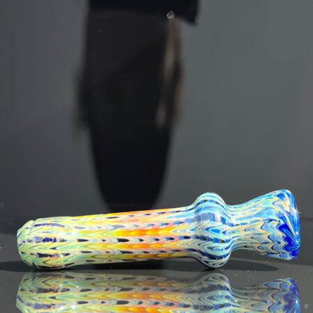 Cascading Wrap n Rake Chillum Glass Pipe Schutz Glass