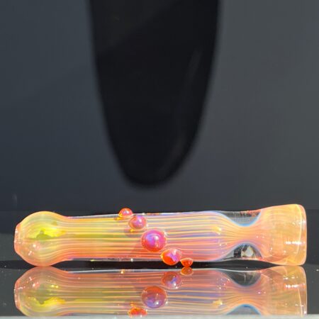 Comtrex Gold Fume Chillum Glass Pipe Schutz Glass