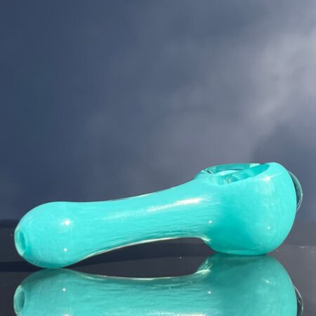 Blue Jellyfish Spoon Pipe Glass Pipe Schutz Glass