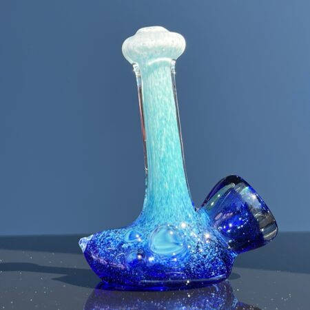 Color Fade Stand Up Sherlock Glass Pipe Jellyfish Glass