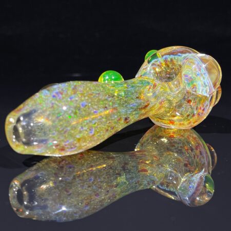 Purple Ghost Space Dust Ion Pipe Glass Pipe Tako Glass