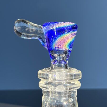 14mm Lapis Lazuli Dichro Pullslide Accessory Jellyfish Glass