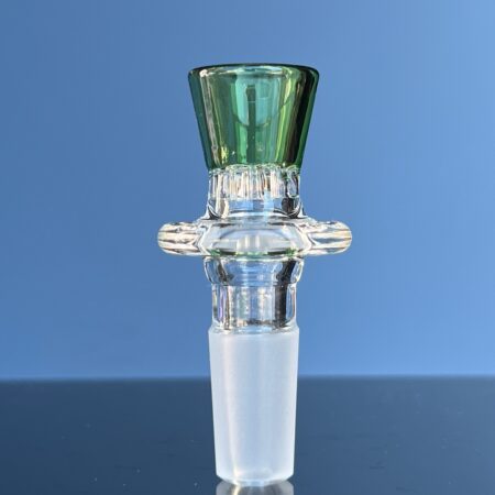 Green 7 Hole Pullslide Accessory Blazing Blue Glass