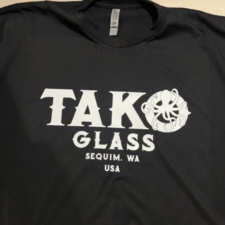 TAKO Black T-Shirt Apparel Tako Glass