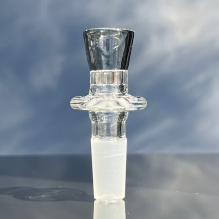 Grey 7 Hole Pullslide Accessory Blazing Blue Glass