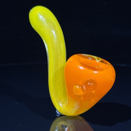 Citrine Sleuth Frit Sherlock Glass Pipe Schutz Glass