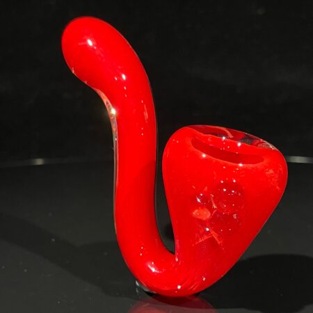 Crimson Clue Frit Sherlock Glass Pipe Schutz Glass