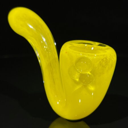 Cornsilk Conundrum Frit Sherlock Glass Pipe Schutz Glass