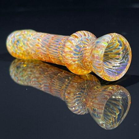 Royal Honey Coil Chillum Glass Pipe Schutz Glass