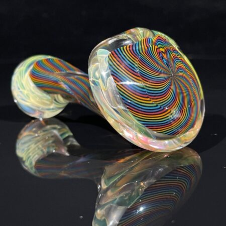 Elf Reticello Spoon Glass Pipe Glass Pipe Brently Glass