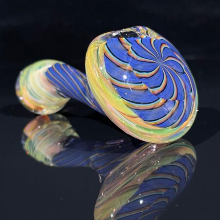 Elf Reticello Spoon Glass Pipe Glass Pipe Brently Glass
