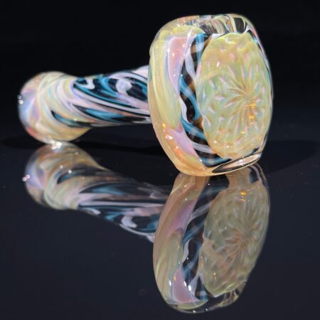 Elf Reticello Fume Spoon Pipe Glass Pipe Brently Glass