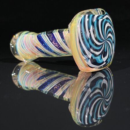 Elven Coil Reticello Spoon Pipe Glass Pipe Brently Glass
