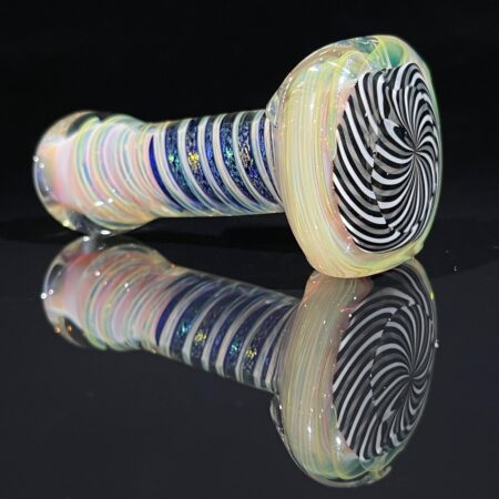 Elven Coil Reticello Spoon Pipe Glass Pipe Brently Glass