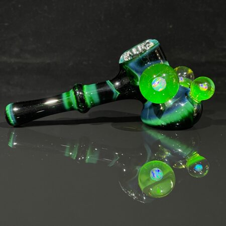 Exp Green Opal Hash Hammer Glass Pipe Tako Glass