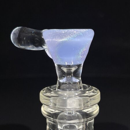 14mm Cornflower Unicorn Dichro Pullslide Accessory Jellyfish Glass