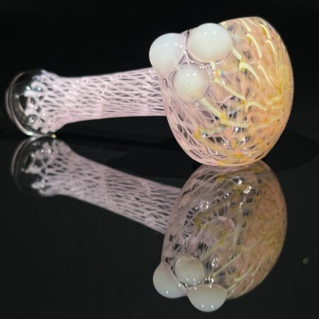 Two Tone Coil Spoon Glass Pipe Key Glass Co.