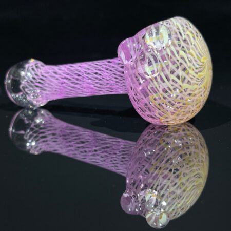 Two Tone Coil Spoon Glass Pipe Key Glass Co.