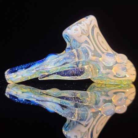 Horned Dichro Hammer Glass Pipe Jeff Cooper   