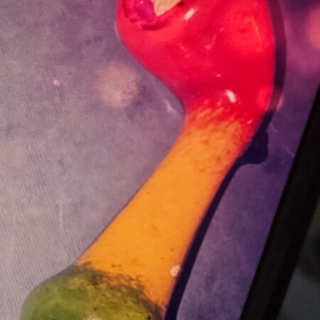 Custom Rasta Sherlock with Opal Custom Glass Tako Glass   