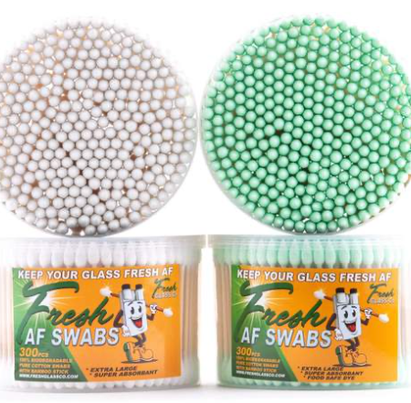 Fresh AF Cotton Swabs Cleaning Supplies Fresh Glass Co White  
