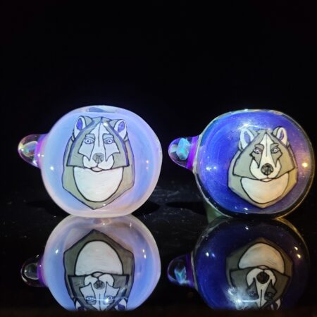 Custom Wolf Pipes Final Payment  Tako Glass   