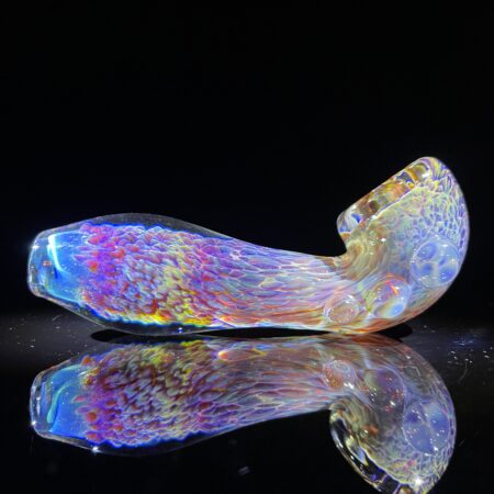 One Piece Purple Nebula Sherlock with UV Marbles Custom Glass Tako Glass   