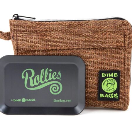 All In One Padded Pouch - 10" Accessory Dime Bags Brown