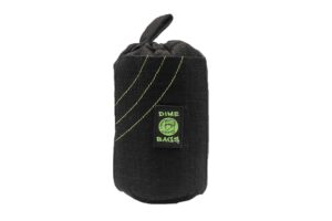 Drawstring Tube - 10" Accessory Dime Bags Black