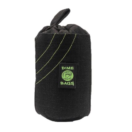 Drawstring Tube - 10" Accessory Dime Bags Black